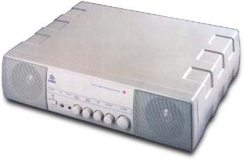 under monitor speakers